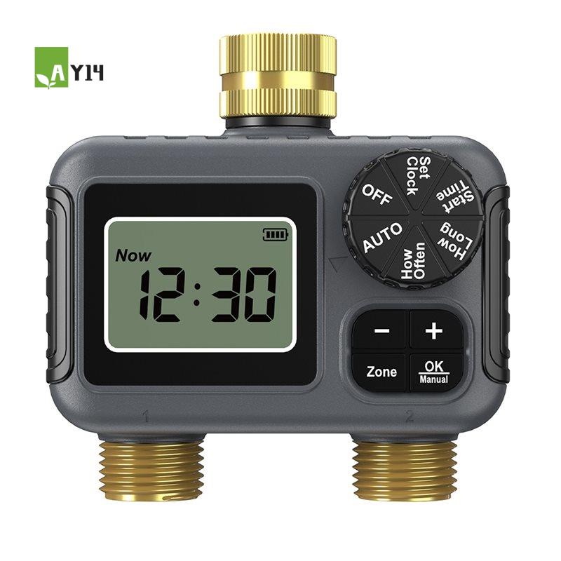 Timer Dual Outlet - AY14 - Minuteur d'irrigation automatique à