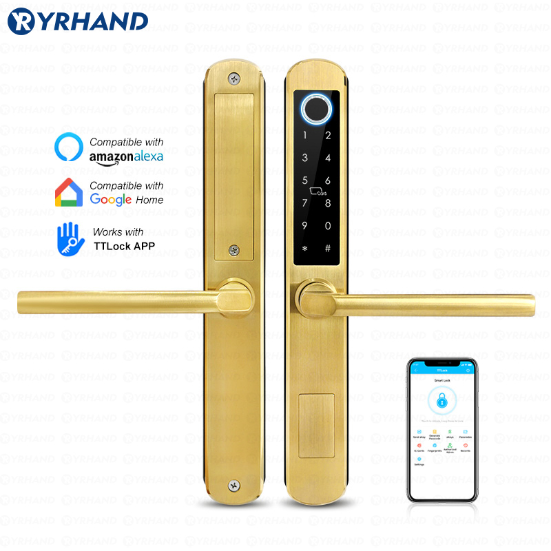Glass Door Hinge - Serrure intelligente en verre coulissant en