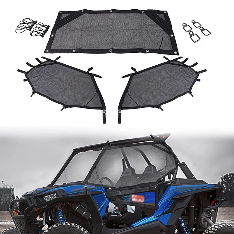 Screen Top Mesh - Pare-brise pour fenêtre avant et arrière,