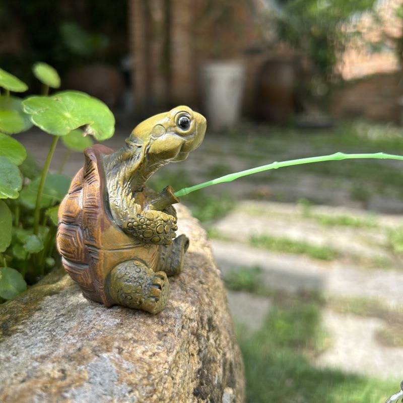 Water Dish Reptile - Tortue pêche aquarium décoration créative chinois
