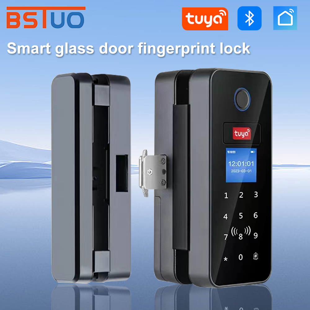Glass Door Hinge - Serrure de porte intelligente en verre