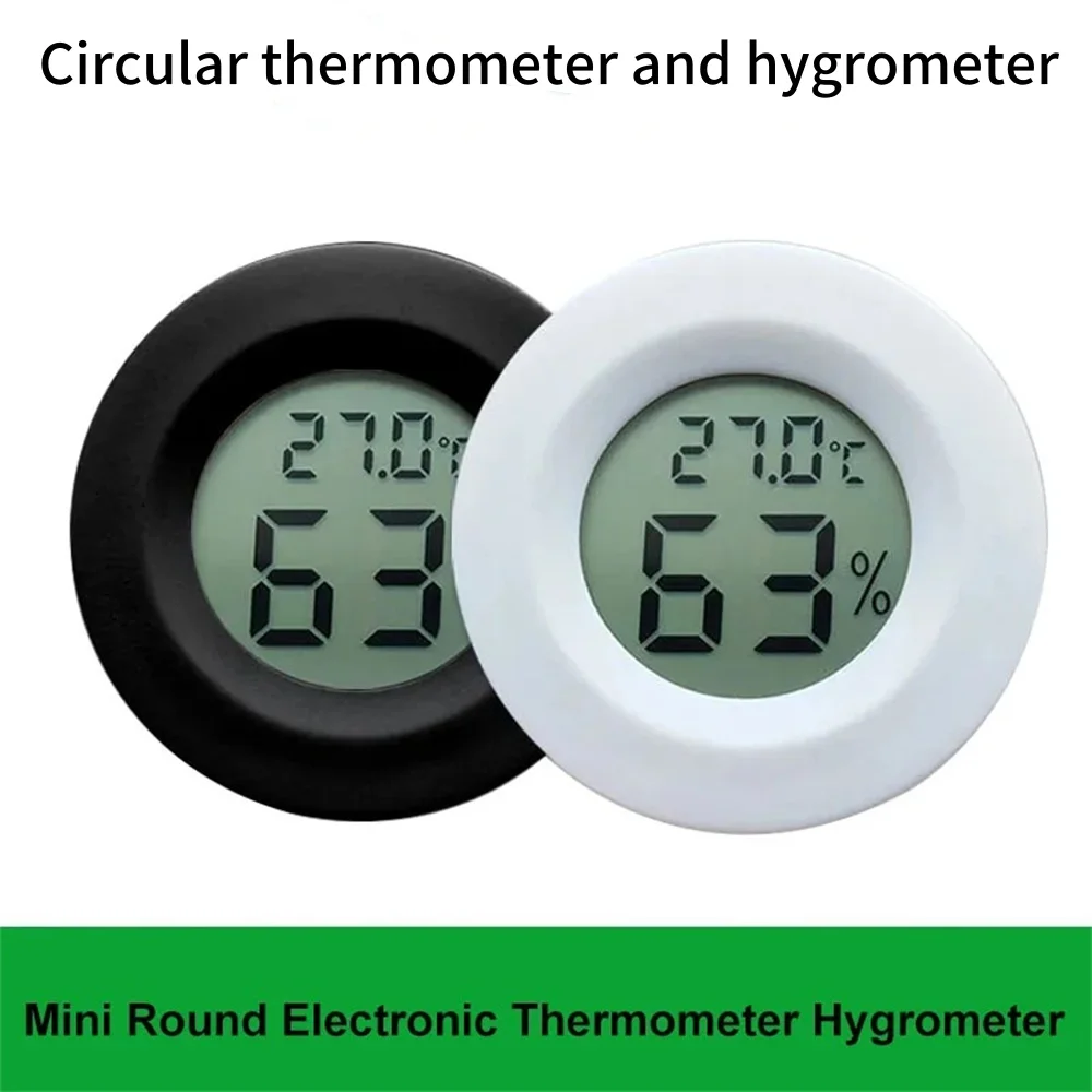 Digital Hygrometer Probe - Mini thermomètre numérique rond, hygromètre, moniteur