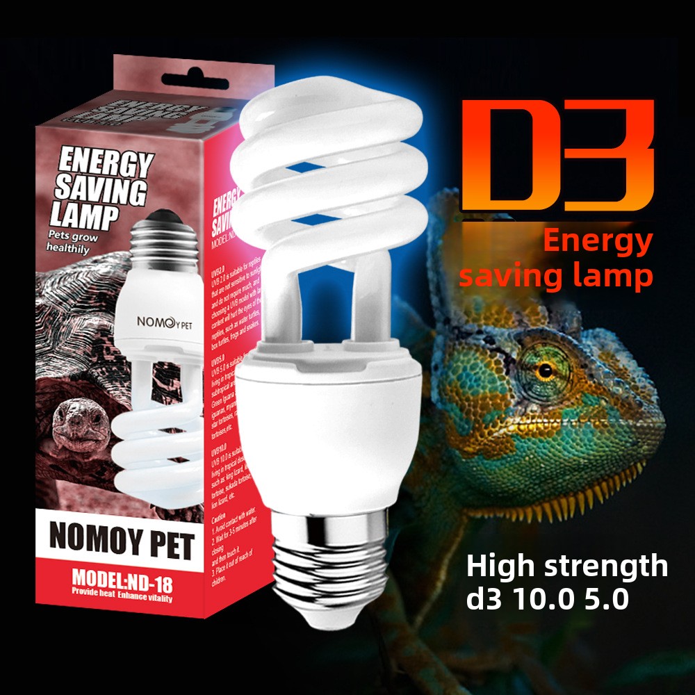 Vitamin D3 Reptile - NOMOY Lampe pour reptiles UVB haute
