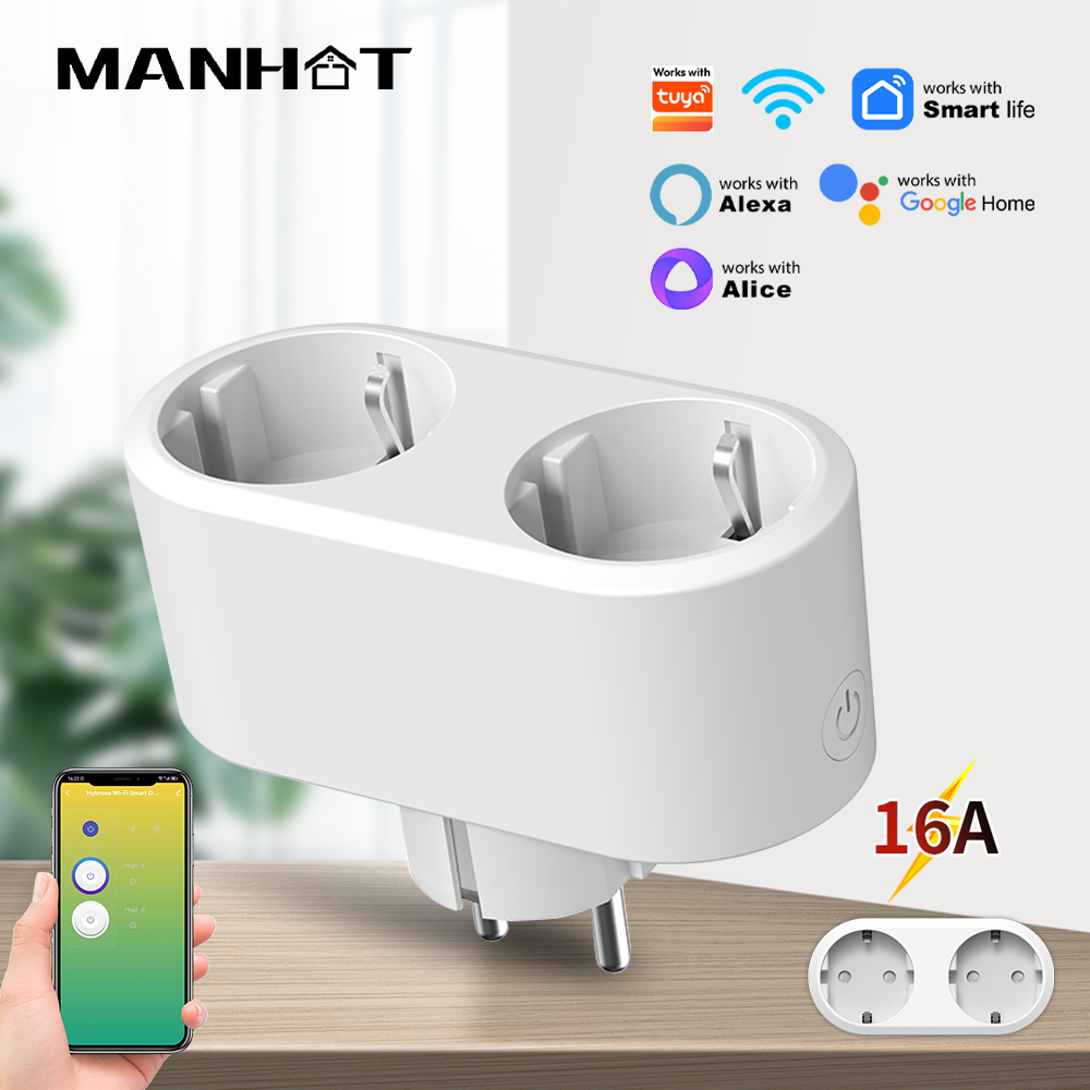 Timer Dual Outlet - Prise intelligente WiFi double prise 16A