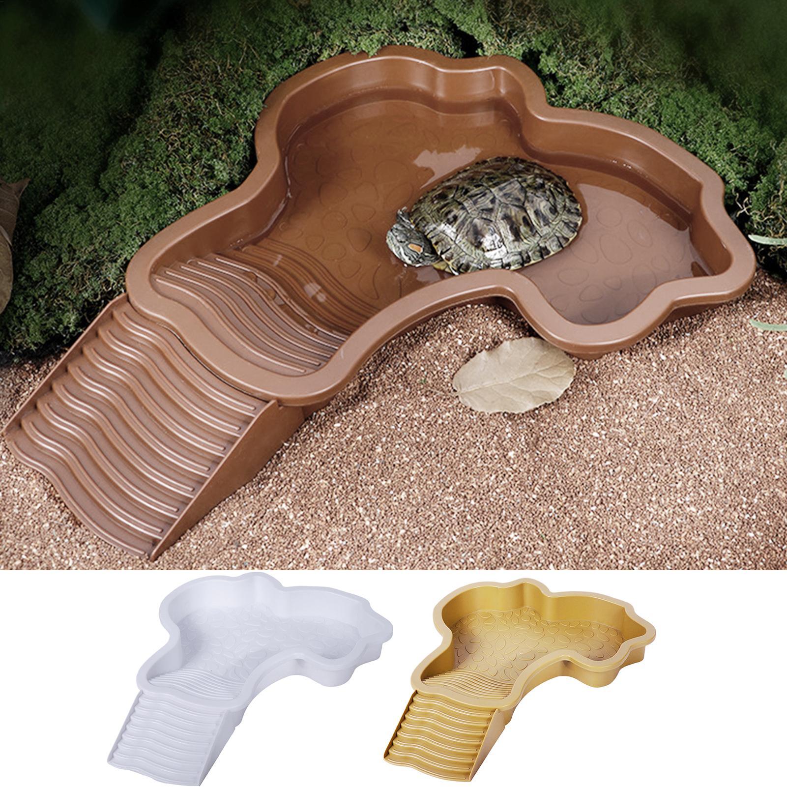 Water Dish Reptile - Piscine de bain pour reptiles avec