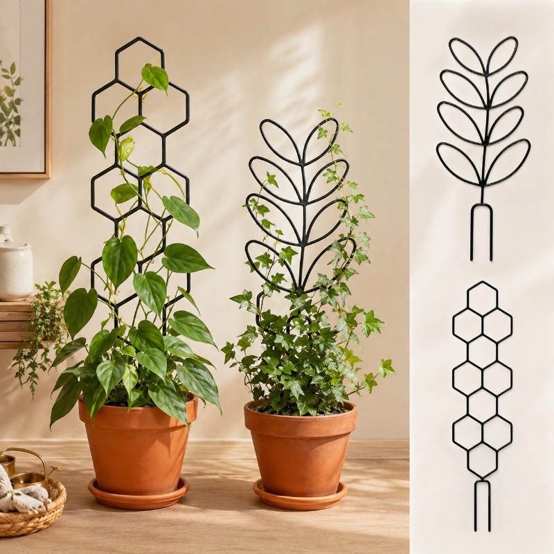Vine Climbing Plastic - Support de plante 2/4 pièces, treillis