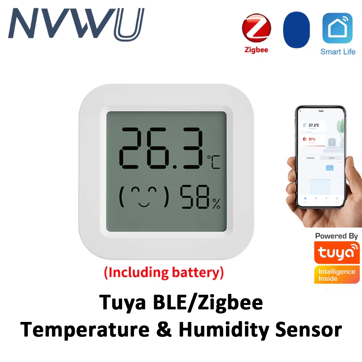 Digital Hygrometer Probe - Tuya Zigbee – capteur de température