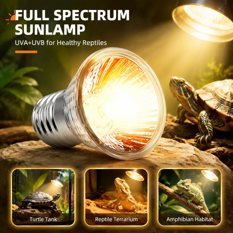 Calcium Powder Reptile - Lampe chauffante multi-usage pour animaux de