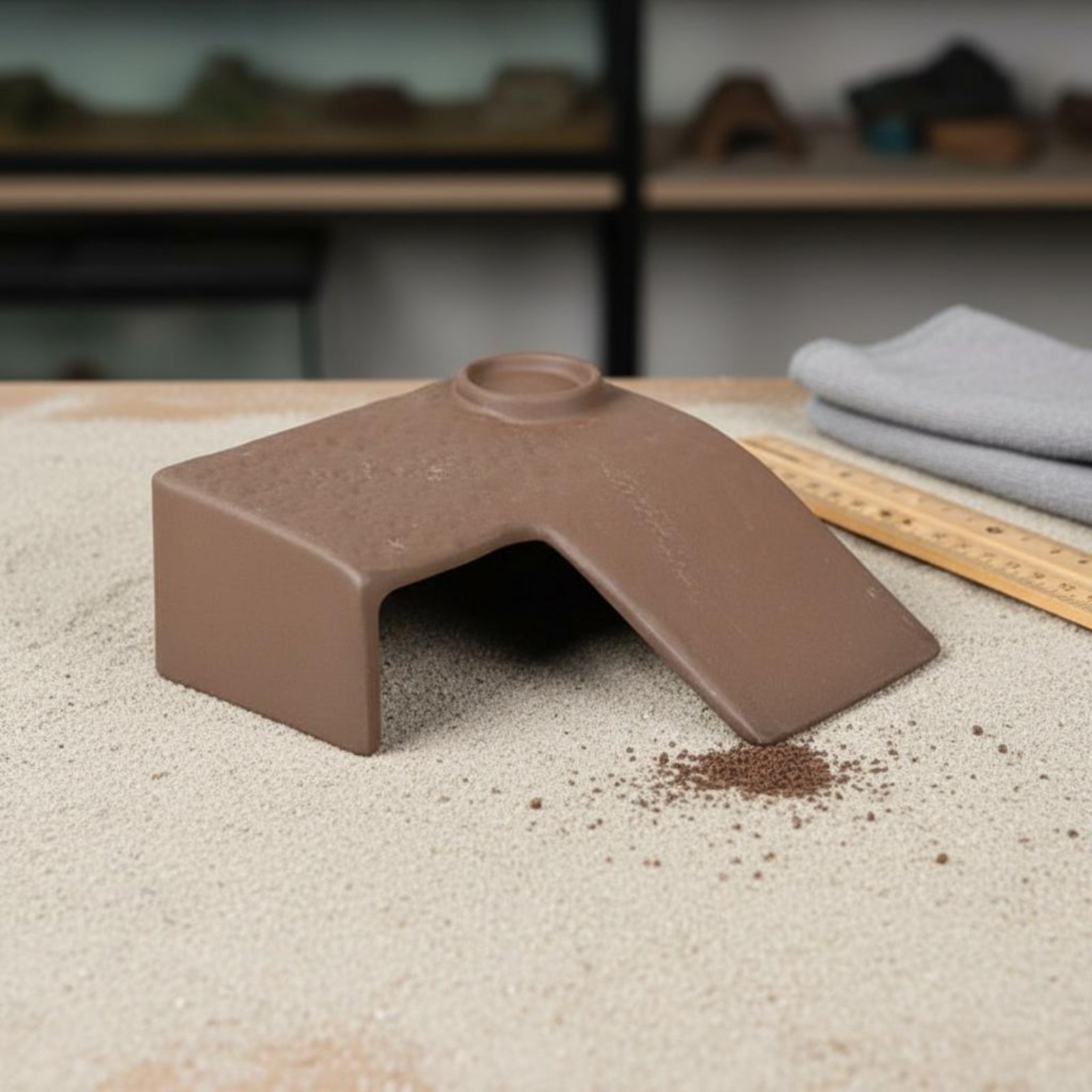 Hide Cave Ceramic - Plateforme de baignade pour tortues en