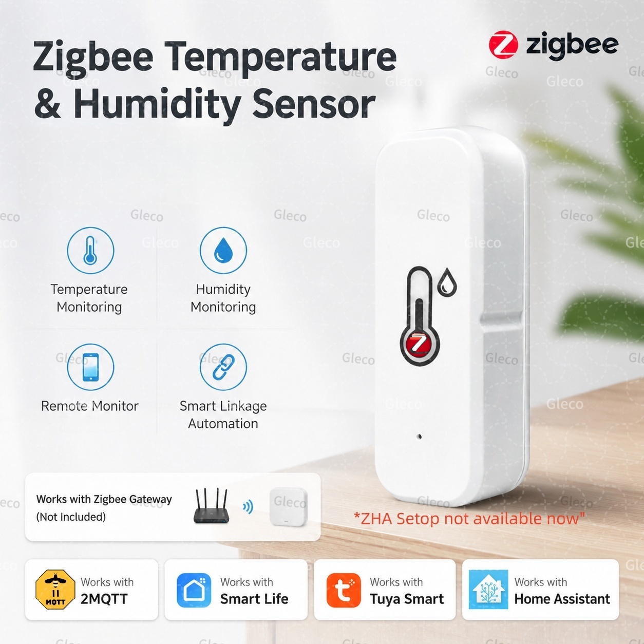 Digital Hygrometer Probe - Tuya Zigbee 3.0 Mini capteur de