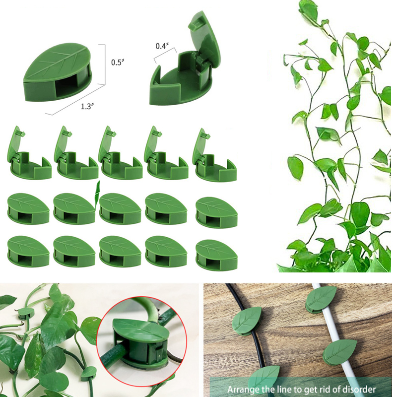 Vine Climbing Plastic - Fixation murale Invisible pour plantes grimpantes,