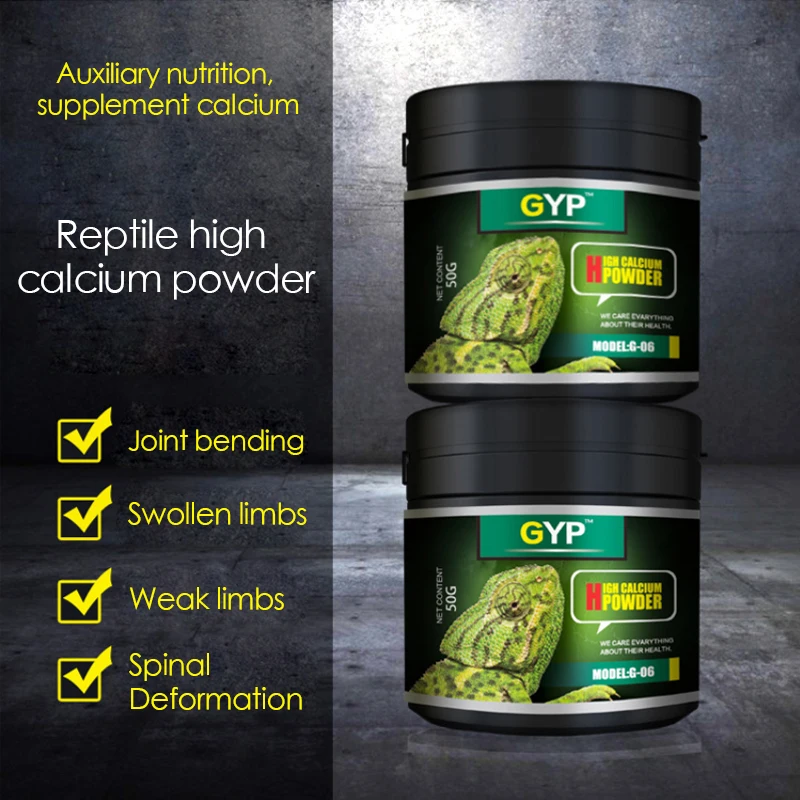Calcium Powder Reptile - Reptile grimpant à haute teneur en