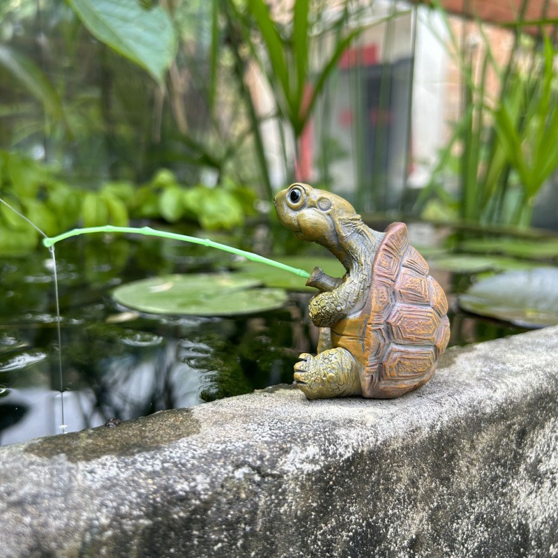 Tortue pêche aquarium décorati - Water Dish Reptile avis et prix