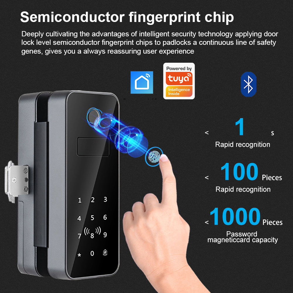 Serrure intelligente pour port - Glass Door Hinge avis et prix