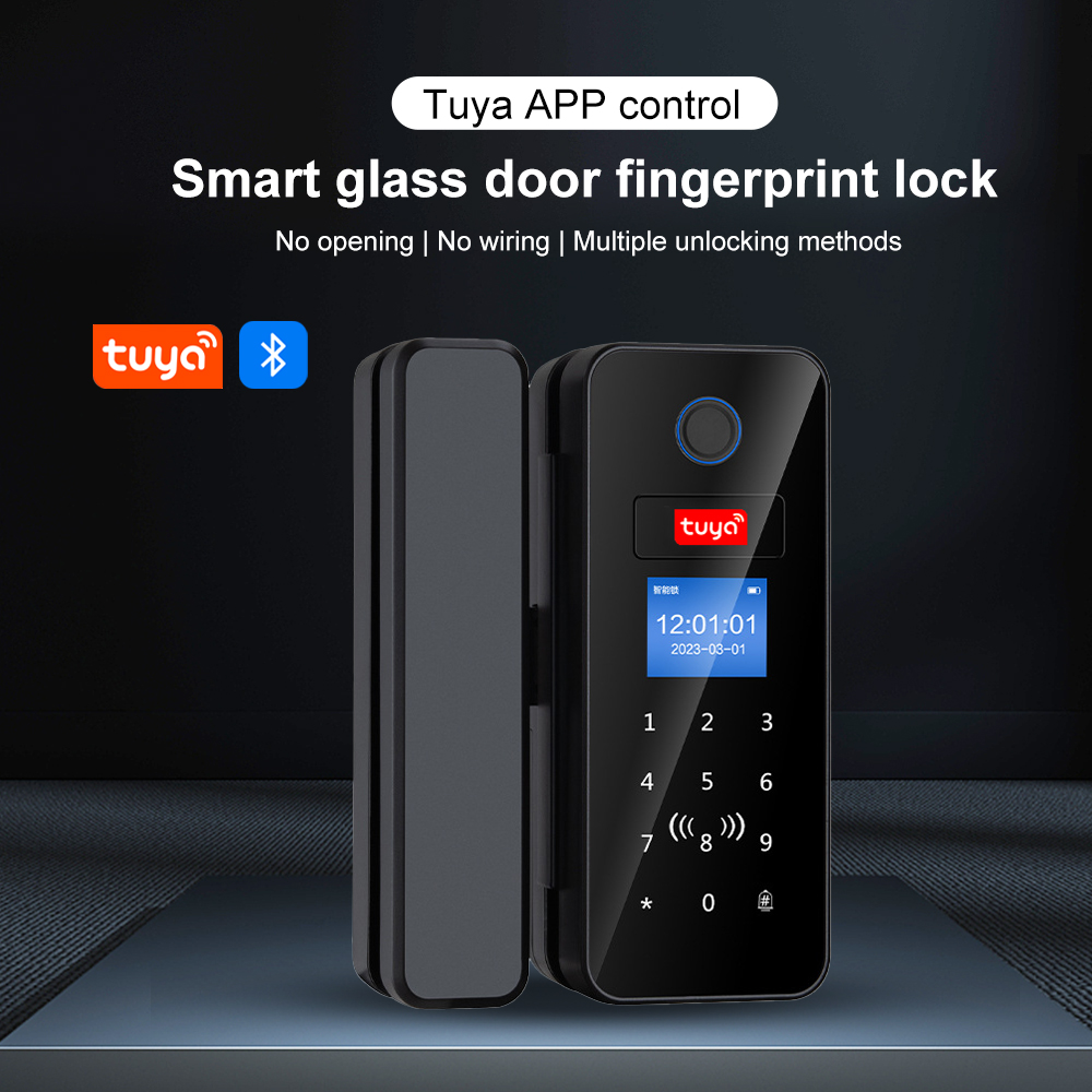 Serrure de porte intelligente  - Glass Door Hinge avis et prix