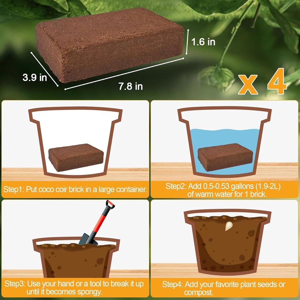 Briques Compressées de Fibre d - Substrate Coconut Fiber avis et prix