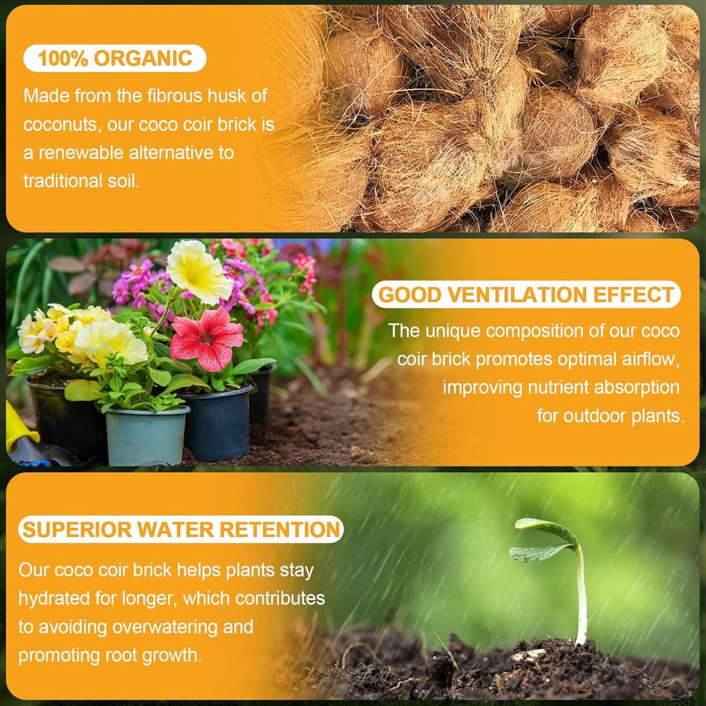 Briques Compressées de Fibre d - Substrate Coconut Fiber avis et prix