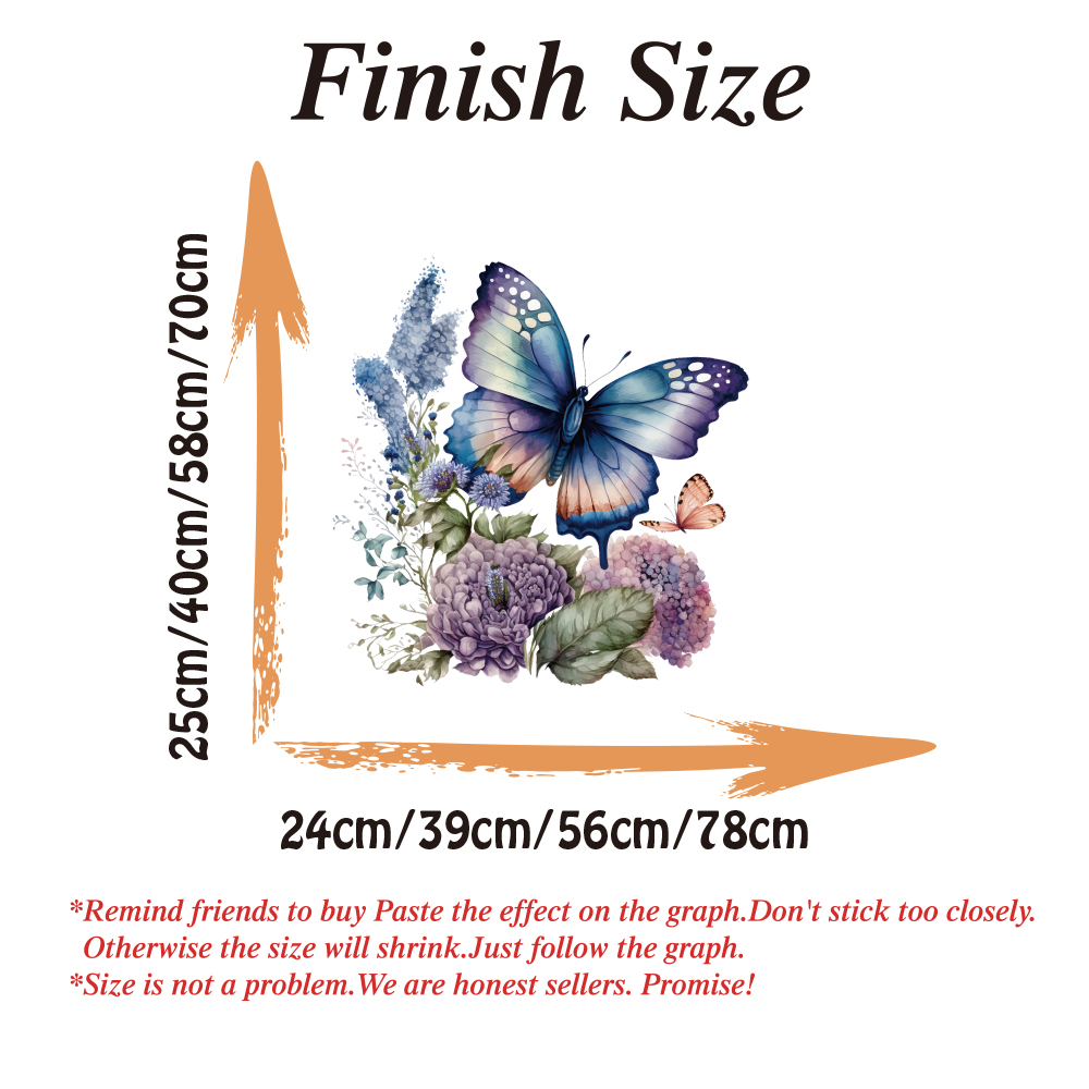 Autocollants muraux papillons  - Pvc Panel Background avis et prix