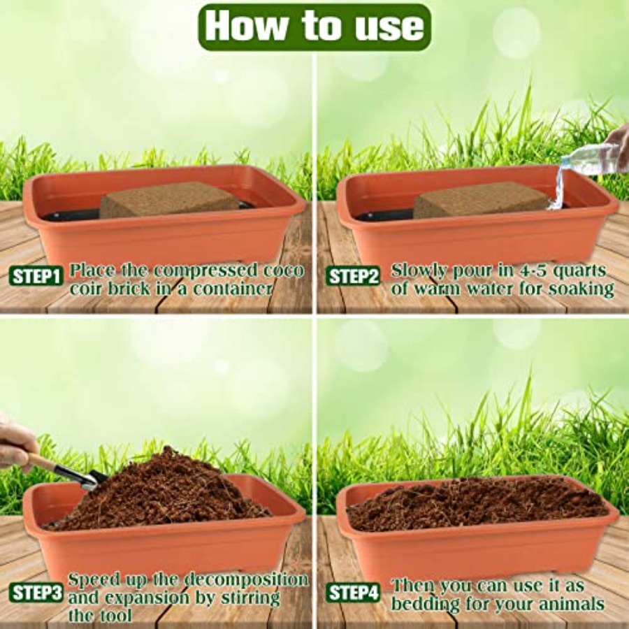Lot de 2 substrats en fibres d - Substrate Coconut Fiber avis et prix