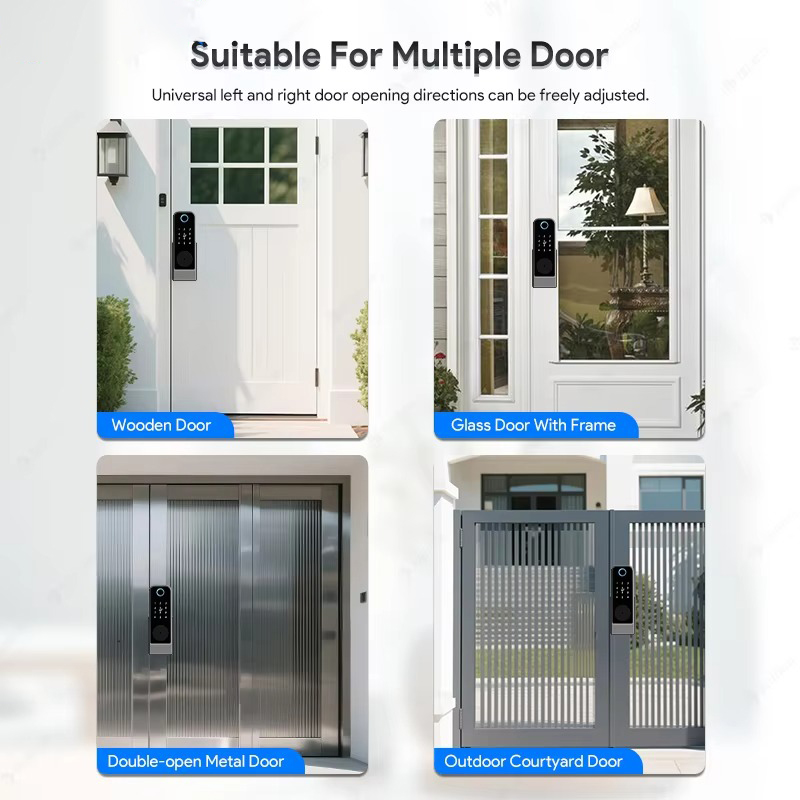 Serrure de porte intelligente  - Glass Door Hinge avis et prix