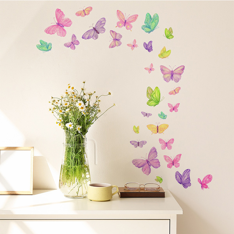 Autocollants muraux papillon r - Pvc Panel Background avis et prix