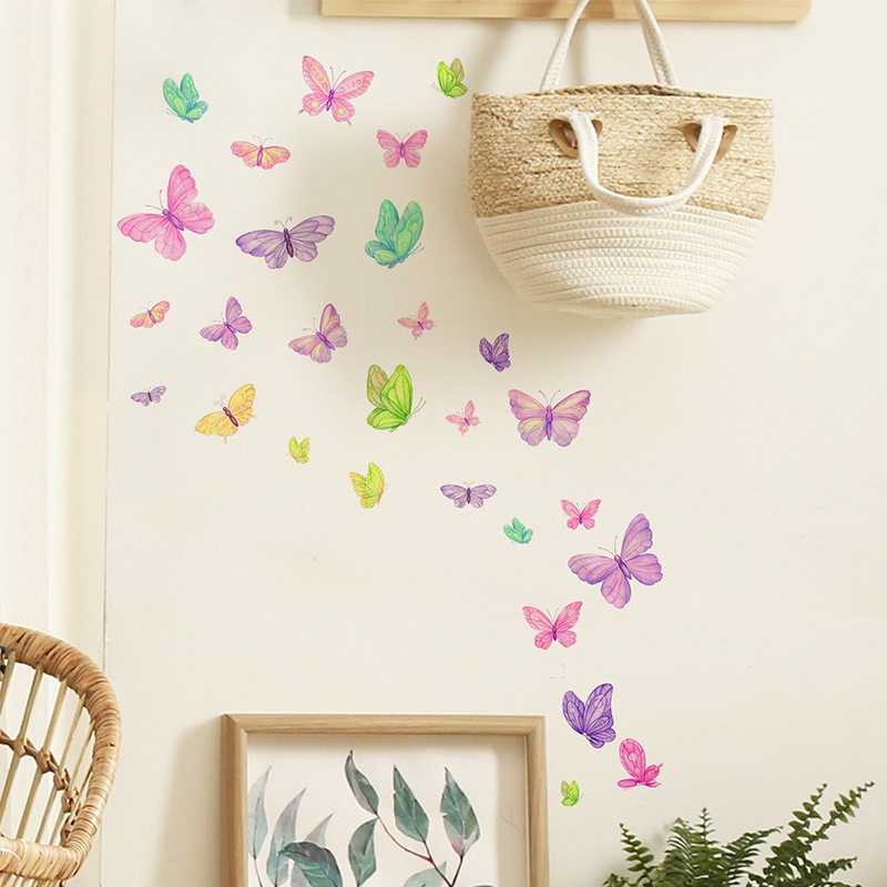 Autocollants muraux papillon r - Pvc Panel Background avis et prix