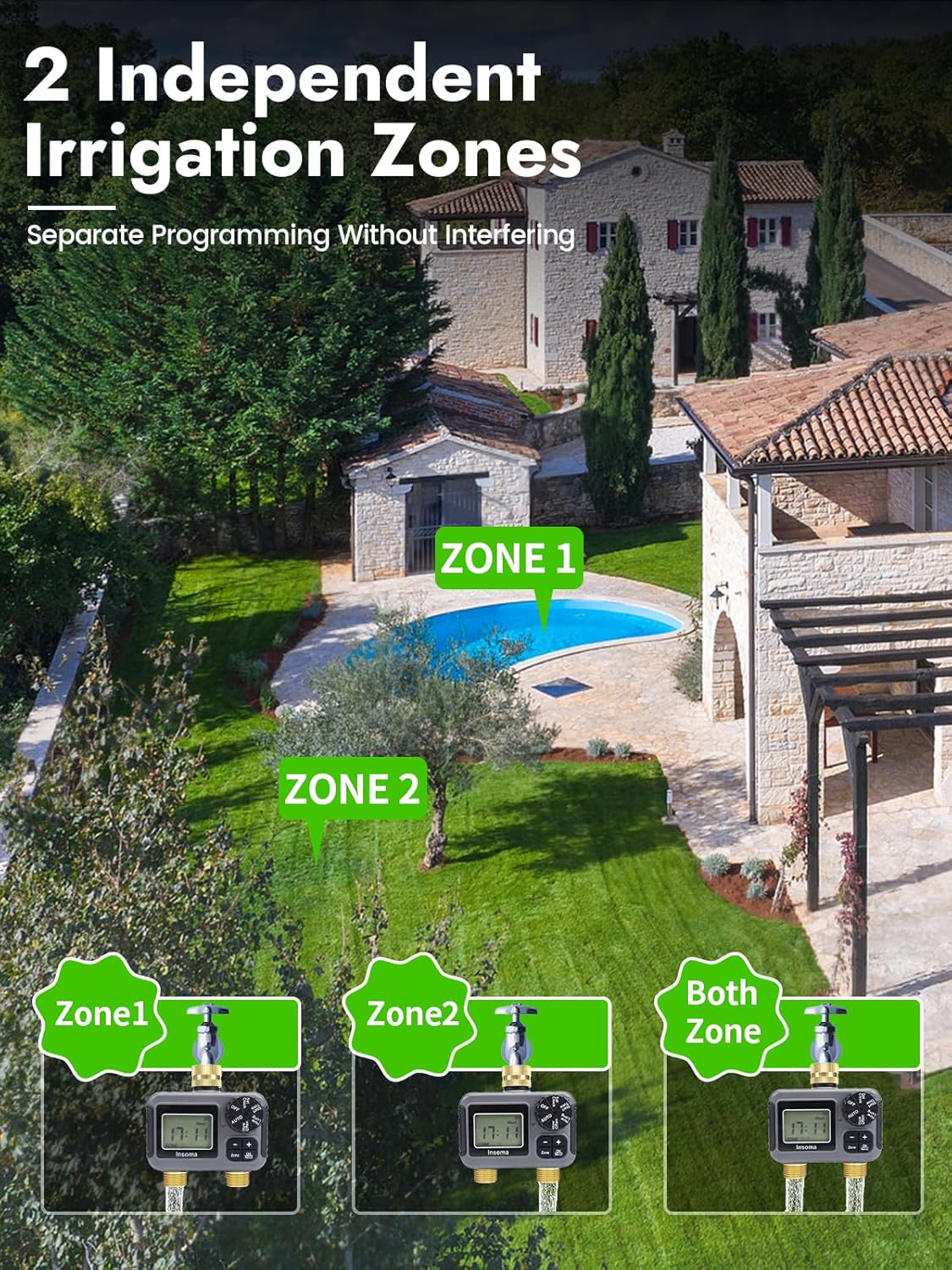 Insoma système d'arrosage d'ir - Timer Dual Outlet avis et prix