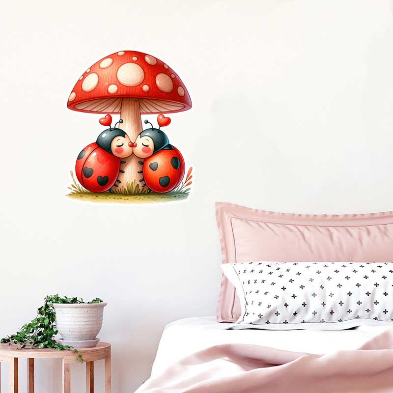 Autocollants muraux coccinelle - Pvc Panel Background avis et prix
