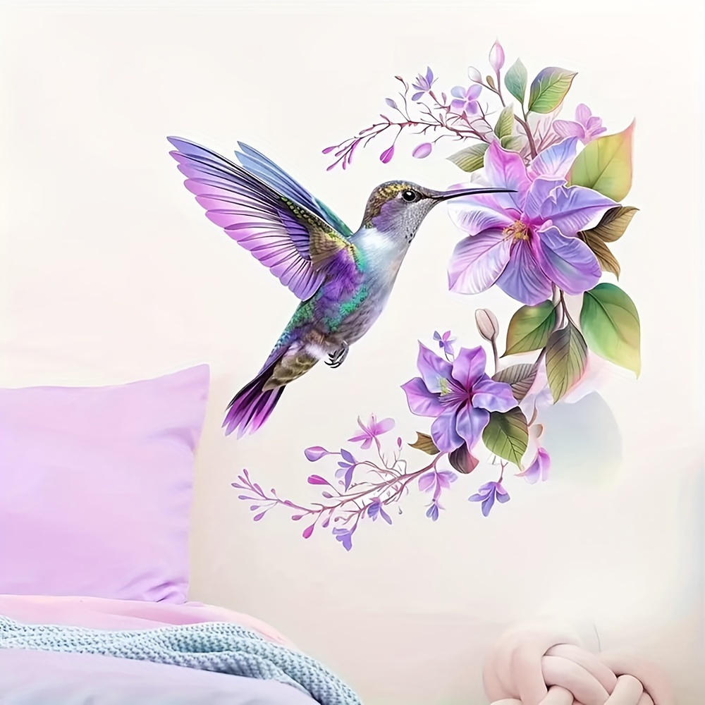 1 autocollant fleur violette e - Pvc Panel Background avis et prix