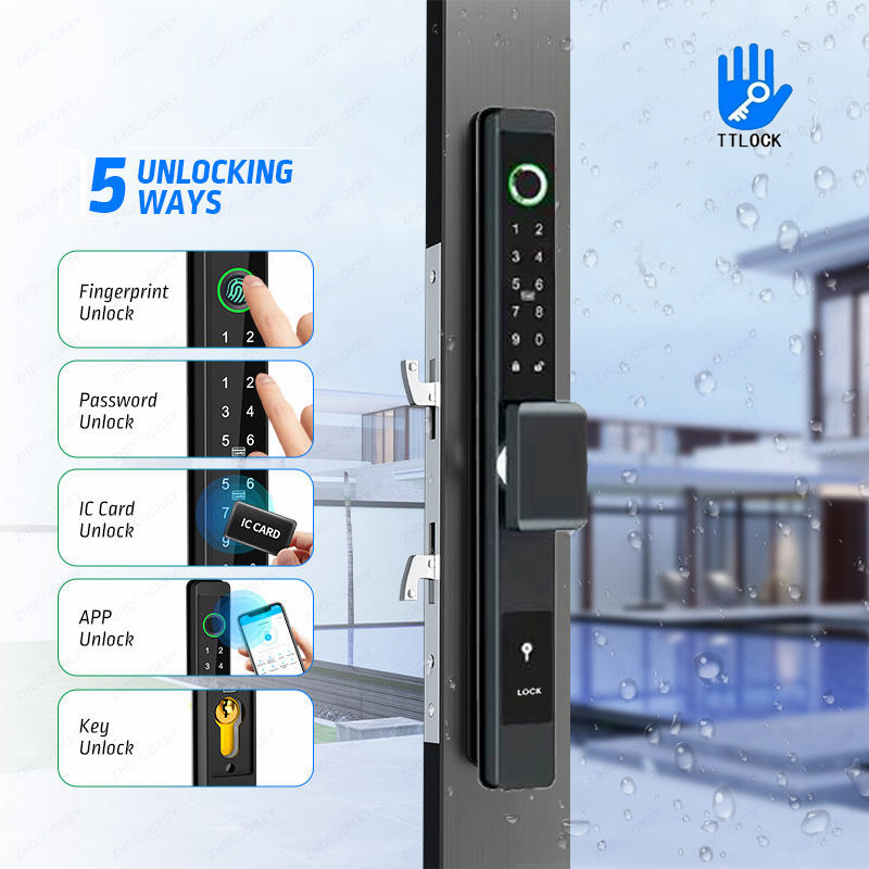 Serrure de porte numérique bio - Glass Door Hinge avis et prix