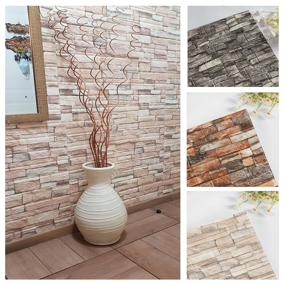 Autocollants Muraux en Brique  - Pvc Panel Background avis et prix
