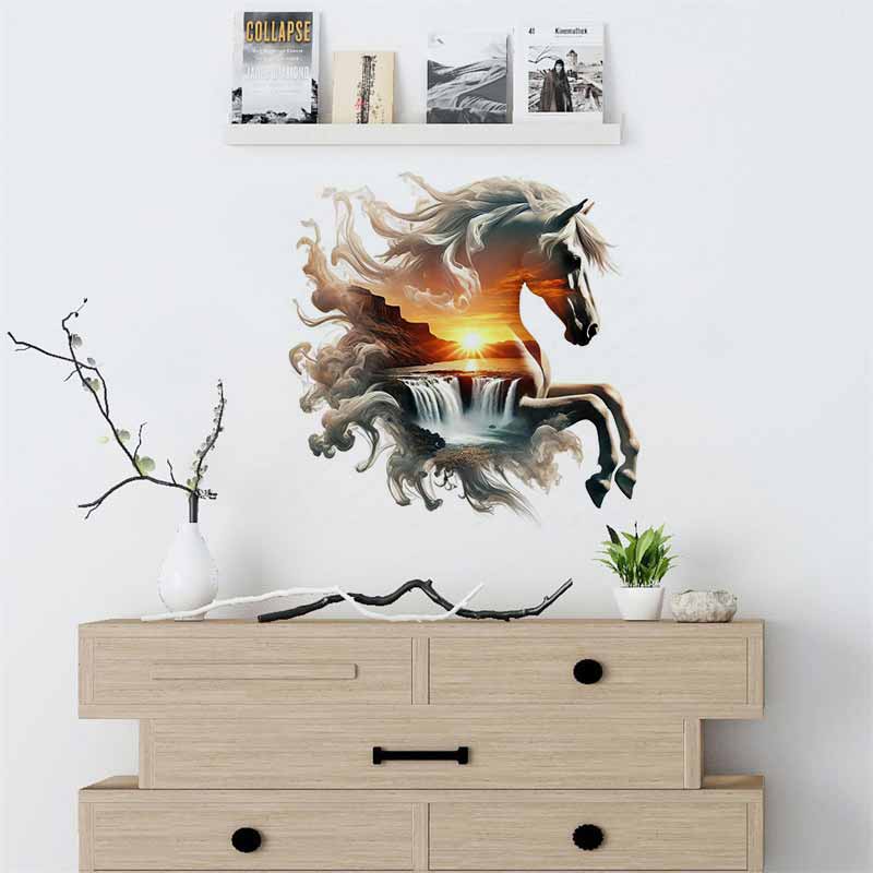 Autocollants de chevaux majest - Pvc Panel Background avis et prix