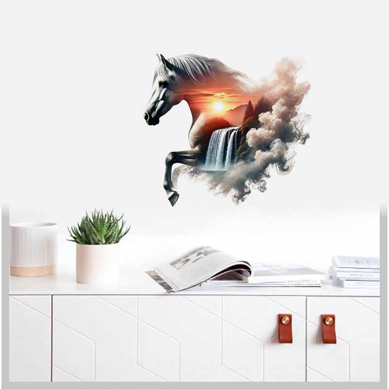 Autocollants de chevaux majest - Pvc Panel Background avis et prix