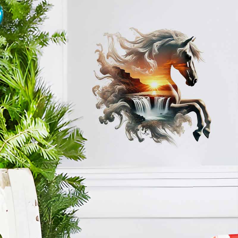 Autocollants de chevaux majest - Pvc Panel Background avis et prix