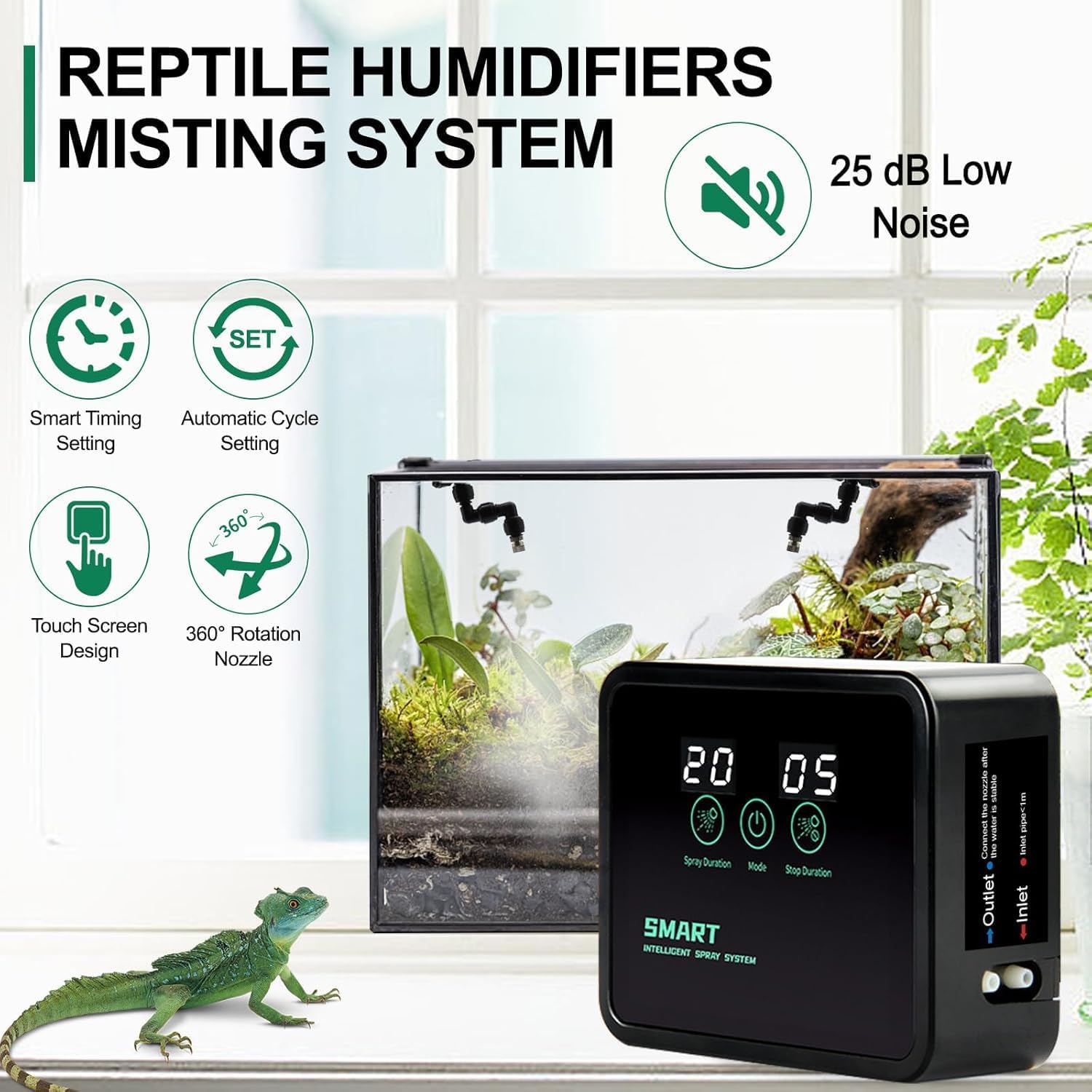 Humidificateurs pour reptiles, - Misting Nozzle Reptile avis et prix