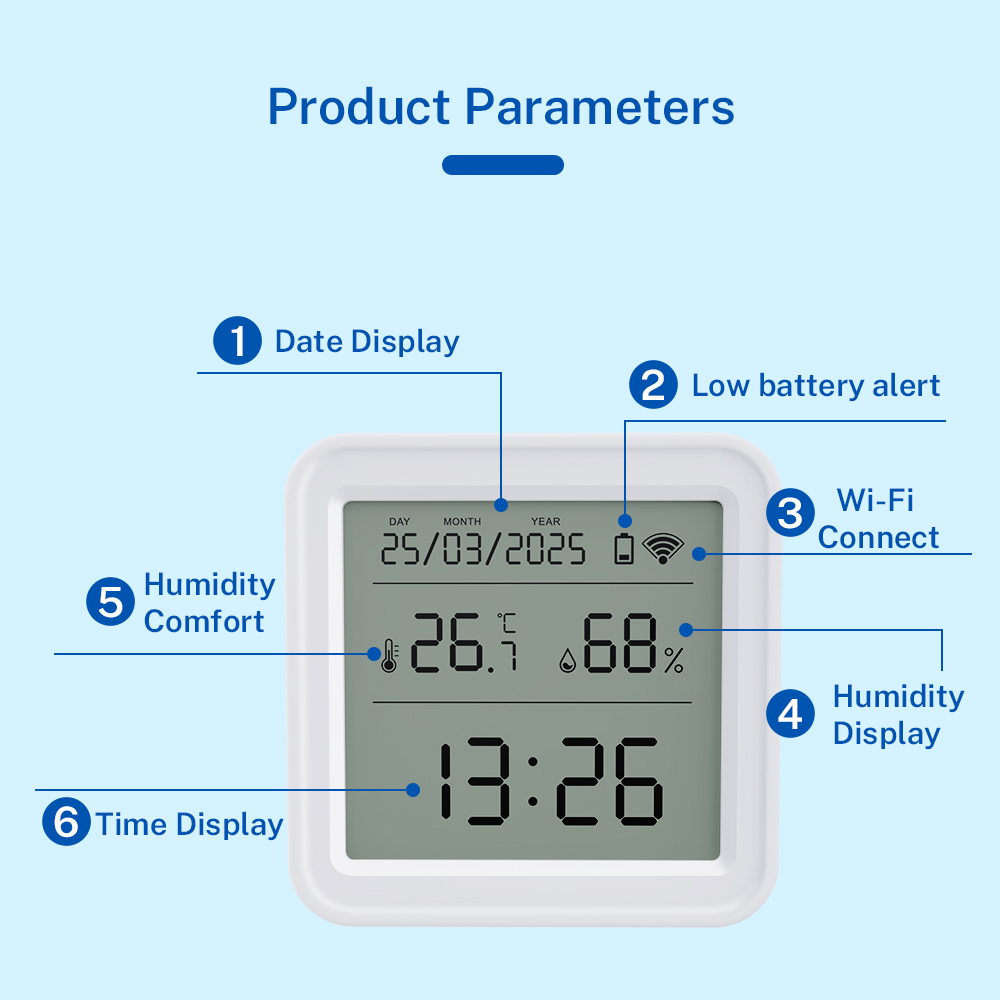 Tuya WIFI capteur de températu - Digital Hygrometer Probe avis et prix