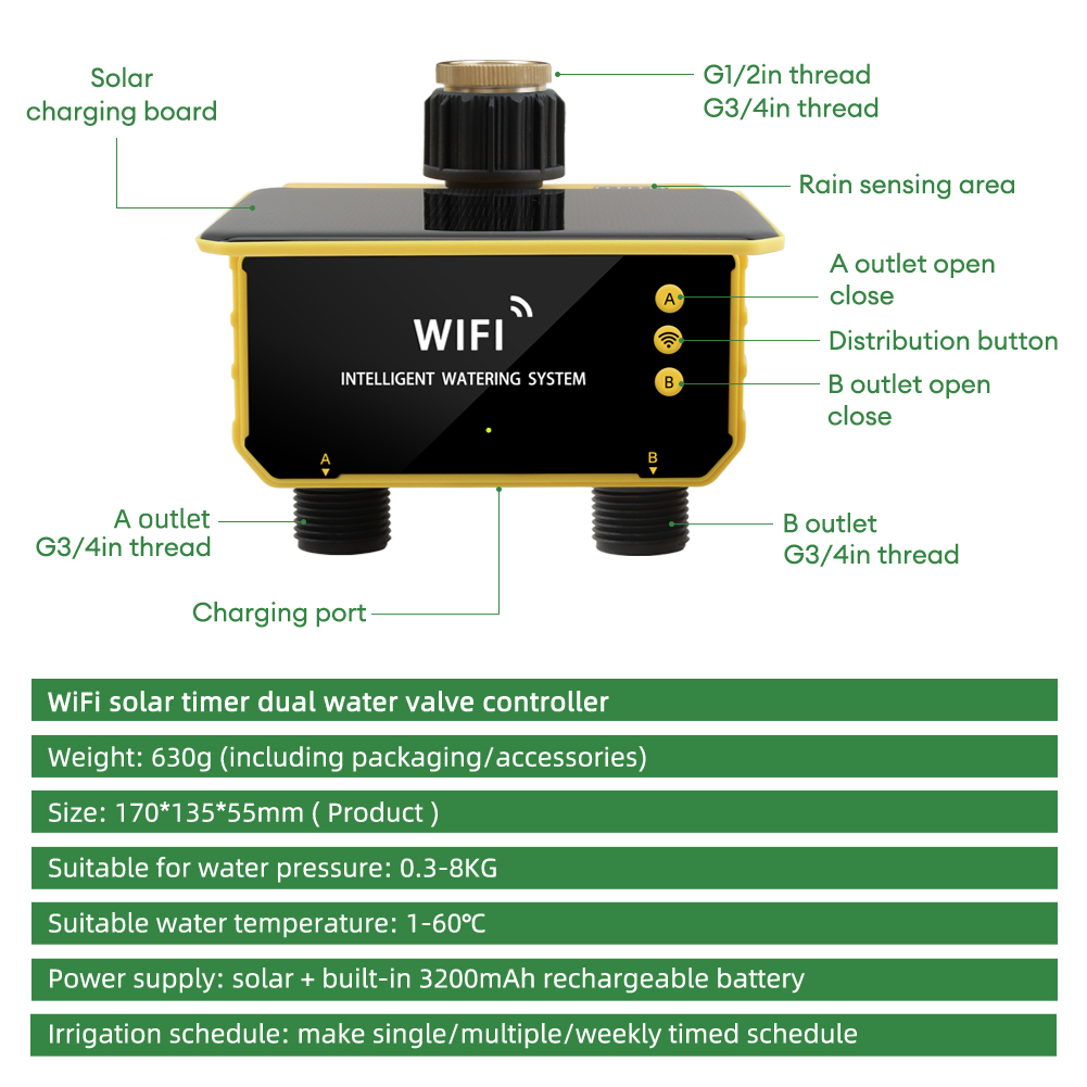 Contrôleur d'irrigation automa - Timer Dual Outlet avis et prix